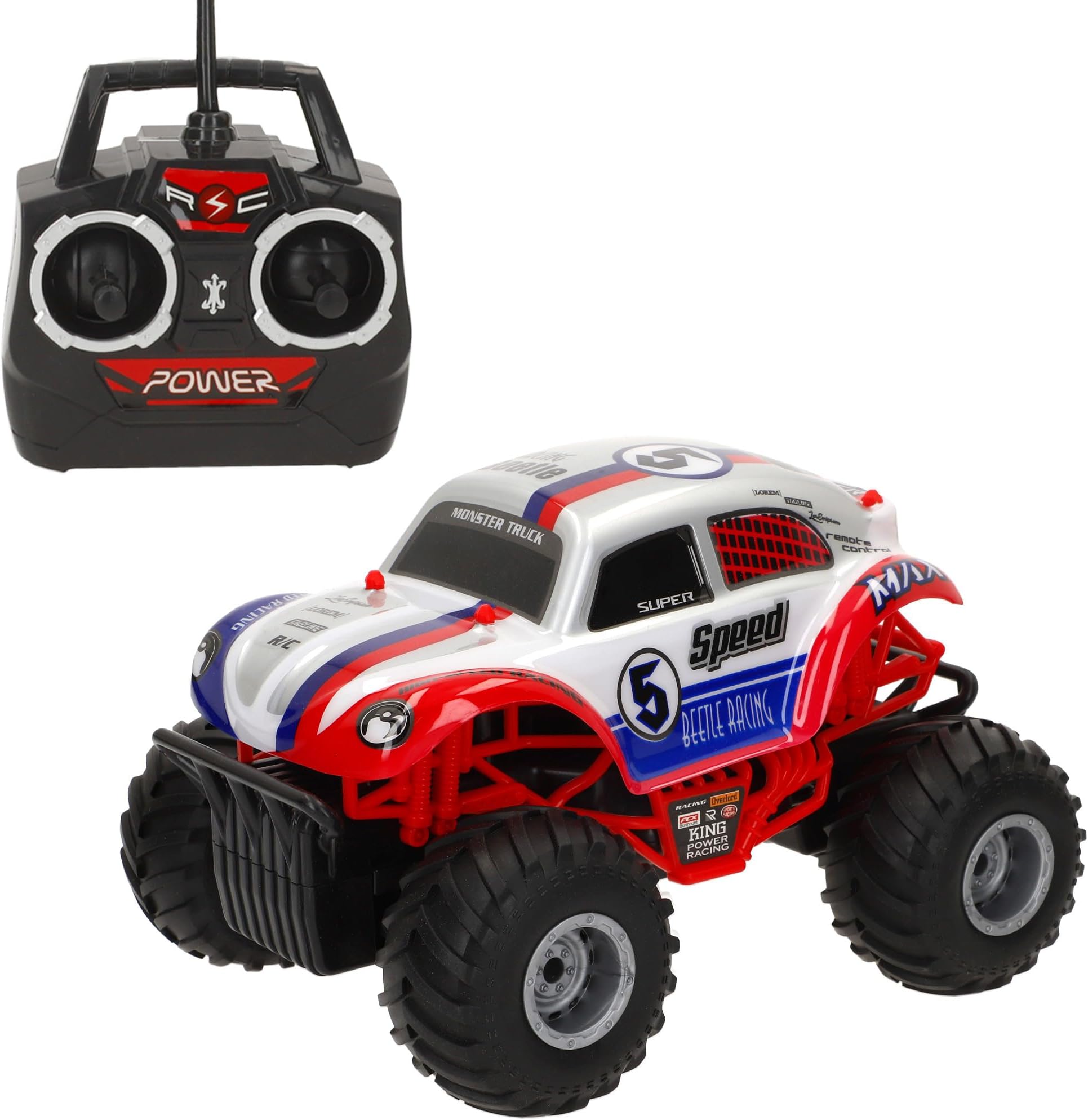 ColorBaby Speed & Go 41358 Off-Road Vehicle 1:16 Scale Soft Wheels 6 Directions Speed 6-8 km/h Frequency 2.4 GHz Toy for Children from 4 Years (41358)