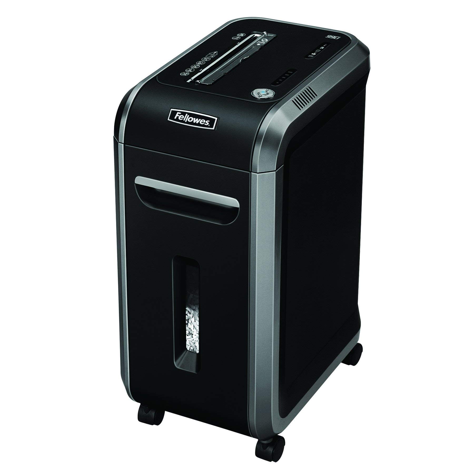 Fellowes distruggi documenti a frammento 99Ci, 18 fogli, per piccolo ufficio, con tecnologia 100% antiinceppamento, SafeSense e ultra silenzioso