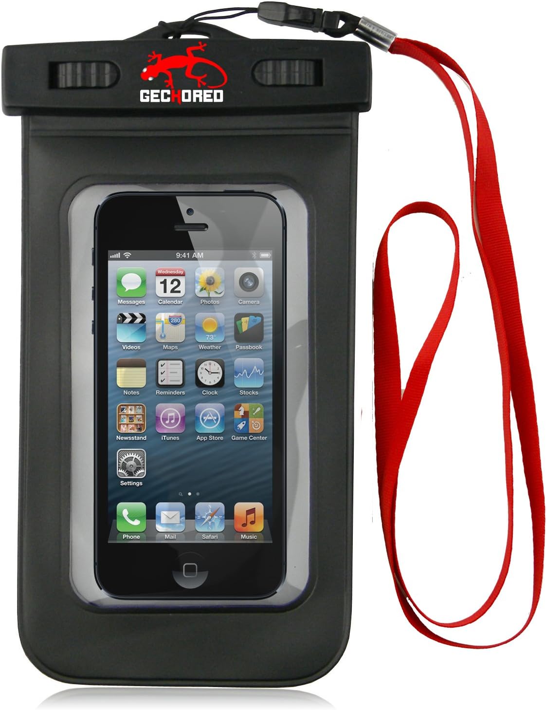 KUMEEK 5PCS Cute Animal Cable Bites Compatible for iPhone Cable Bite Cord Data Line Protector Charger Saver Cable Chewers Cable Cell Phone Accessories … (red)