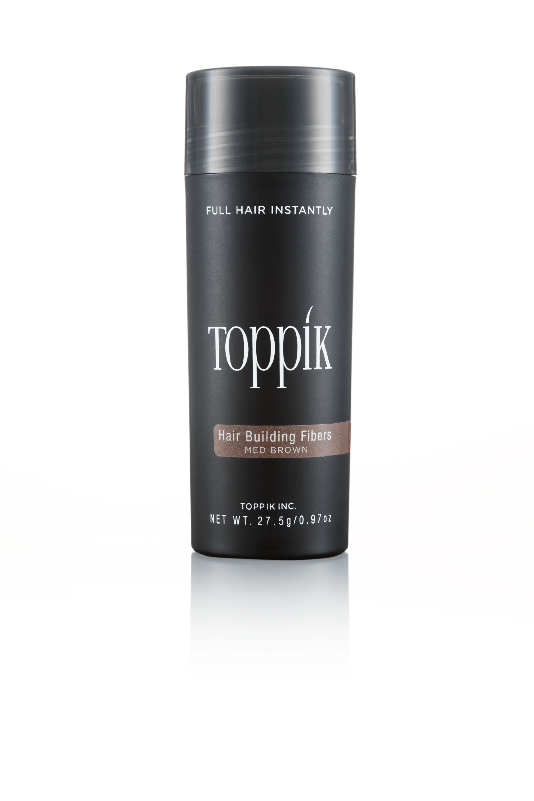 Toppik 27,5gr Microfibre di cheratina anti diradamento Castano Medio (medium brown)