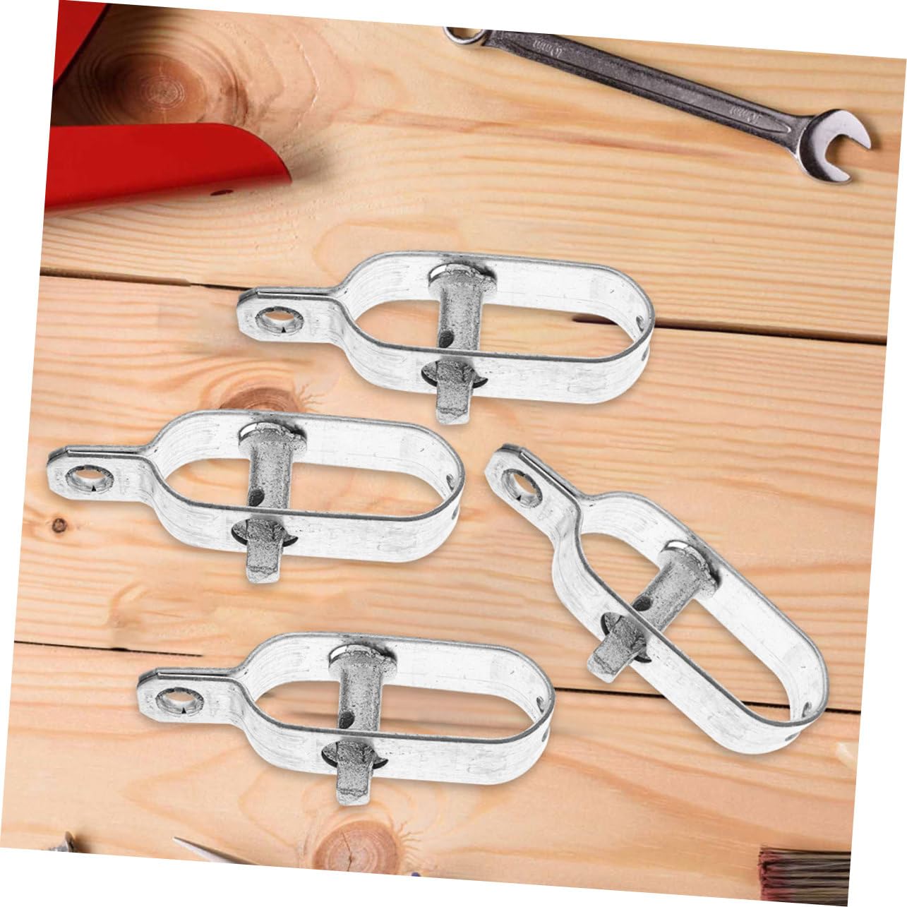 Gatuida 10pièces Tendeur De Câble pour Clôture Kit Serrage De Fils pour Jardin Ajusteur De Tension De Câble Extérieur Outil Pratique pour Fencing Et Support De Plantes