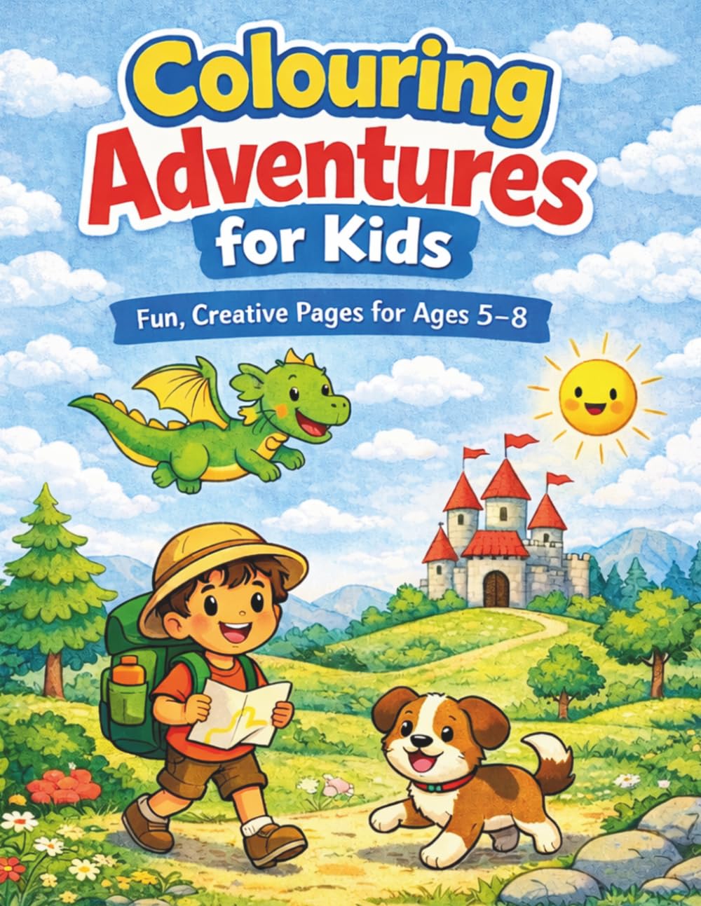 Colouring Adventures for Kids: Fun, Creative Pages for Ages 5-8