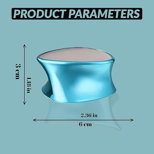 Miniatura 4 de Borrador de pelo de cristal y molinillo de pies, 2 en 1 de doble cara, reutilizable, fácil de usar, dispositivo de eliminación de vello de cristal