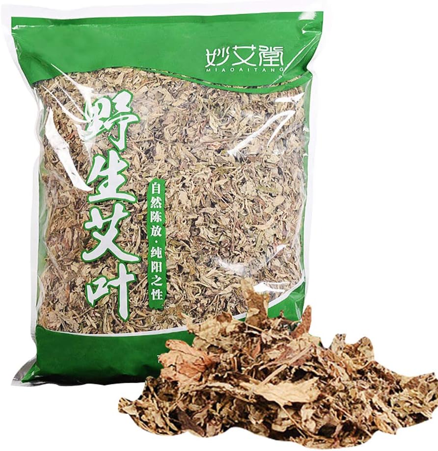 17oz Wild Wormwood Herb Dry ,Nature Organic Mugwort Leaves for Bath Spa Foot Soak Relax (500g) 野生纯艾叶 艾草