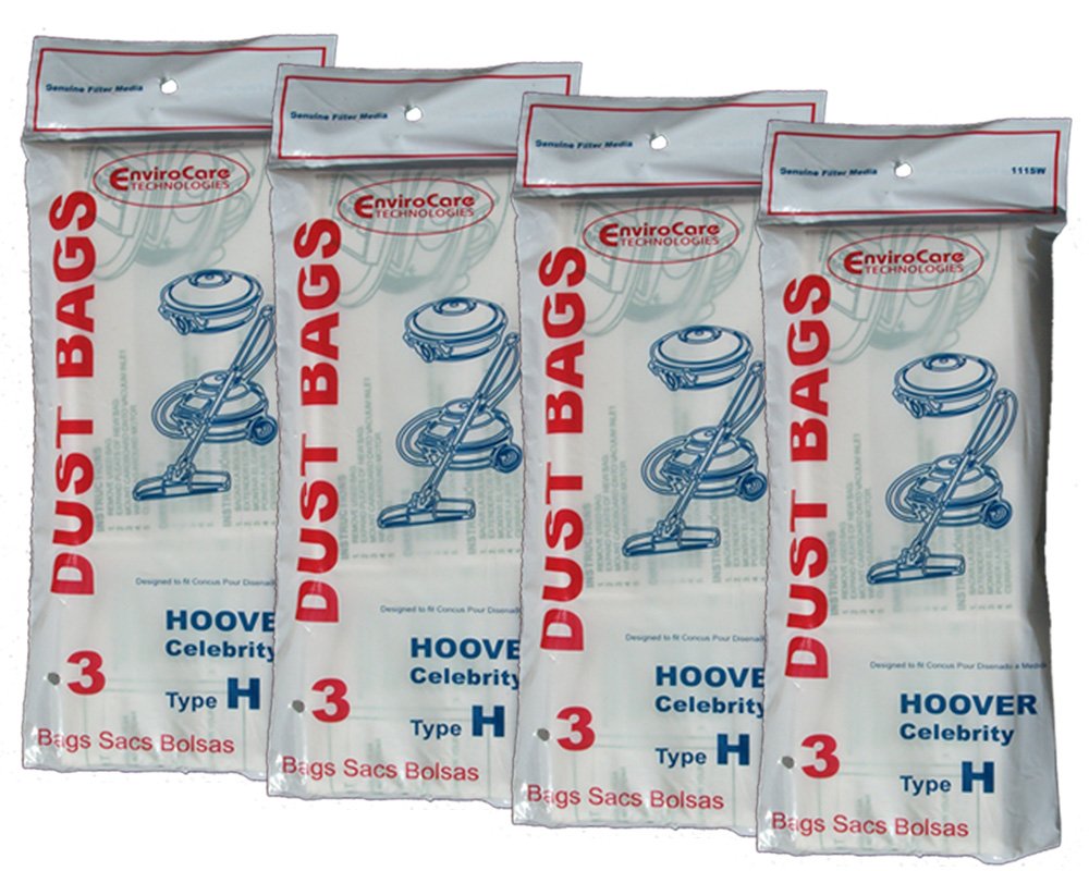 9 Hoover Duros Type SR Vacuum Bags with MicroFiltration Vacuum Cleaners, HO-1010