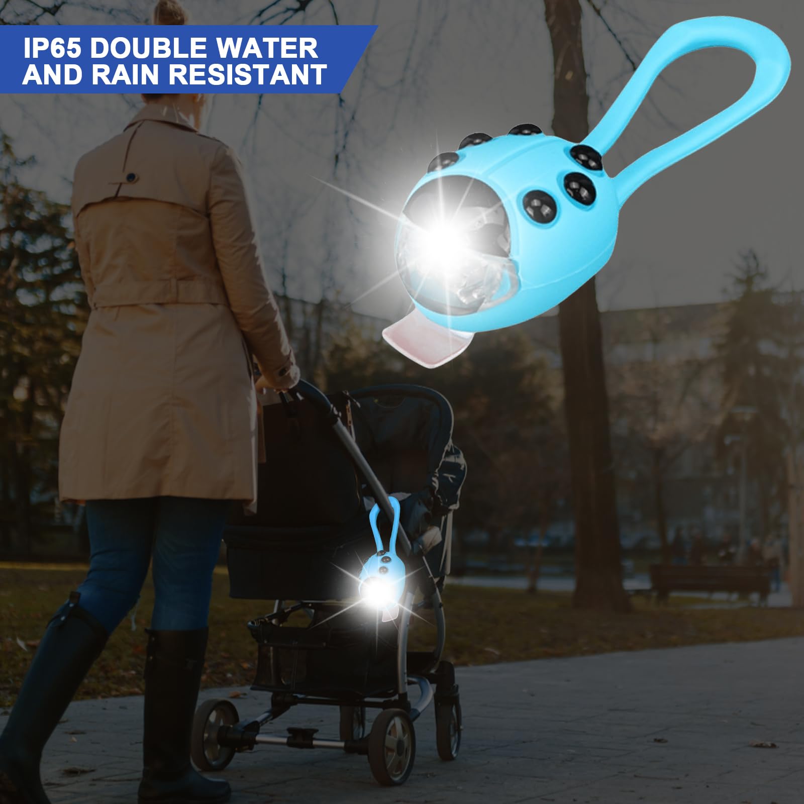 GAOUTO LED Sicherheitslichter - 4 Stück Marienkäfer Für Kinder