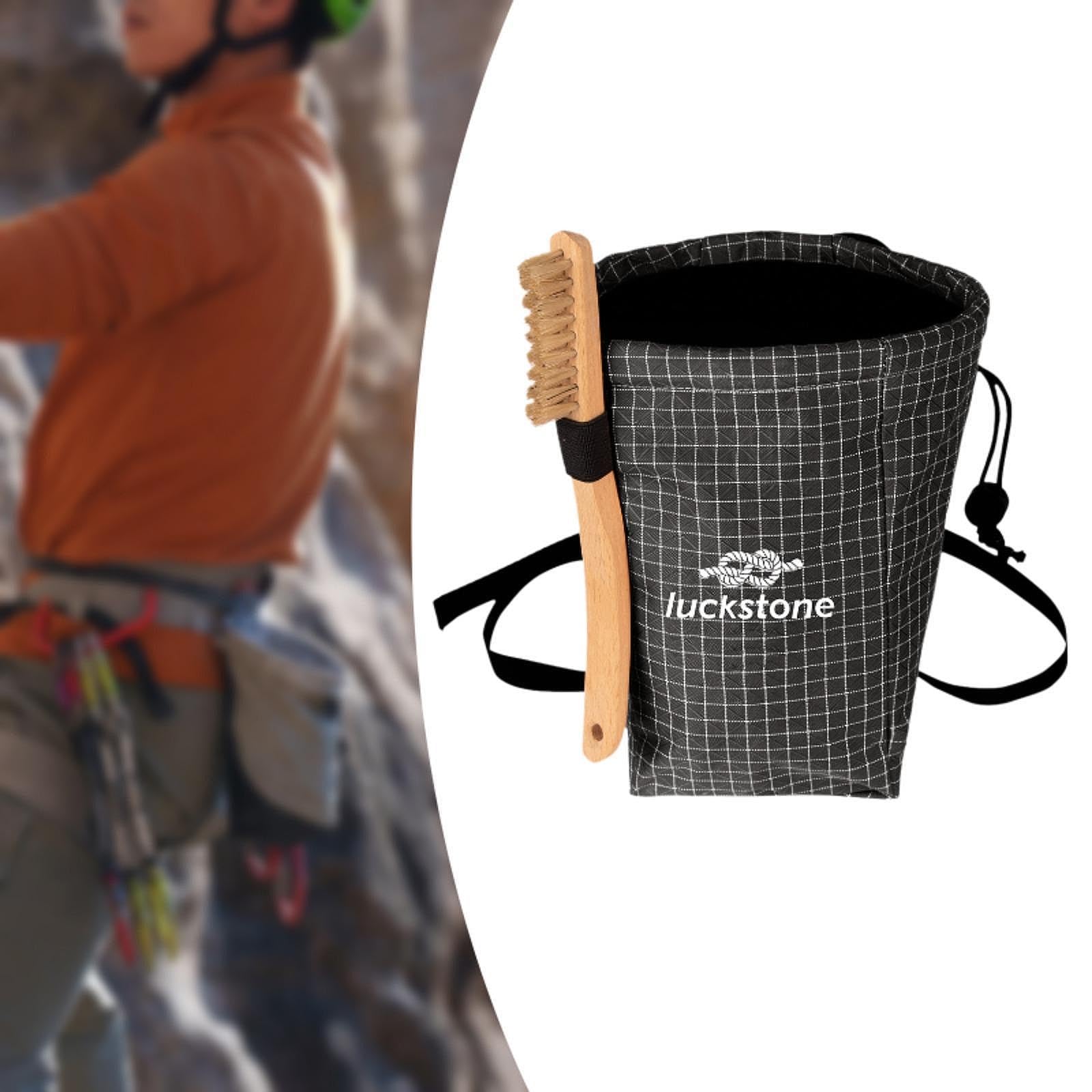 Borsa portagesso versatile per arrampicata su roccia con custodia per attività di sollevamento pesi