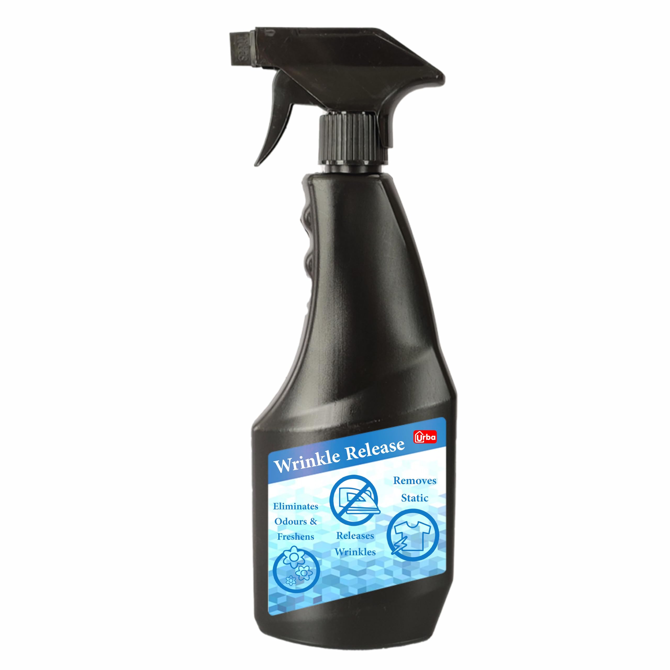 Urba Wrinkle Release Spray| Odour Eliminator| Fabric Refresher and Ironing Aid| Wrinkle Release Clothing Spray - 500ml