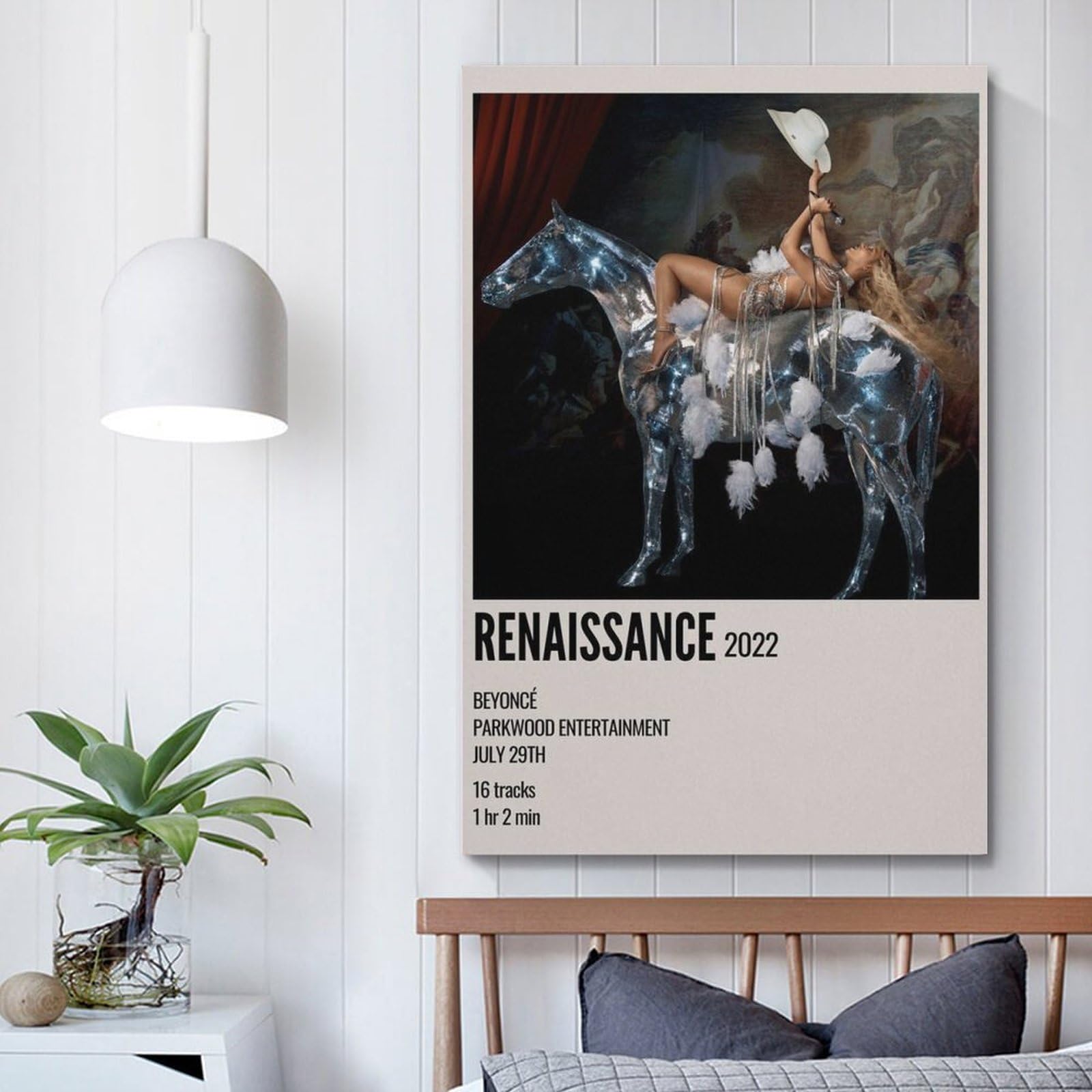 Tableau Toile Beyoncé Renaissance - Décoration Murale 40x60 Cm Style Film Art - Pour Salon, Chambre - Esthétique Moderne