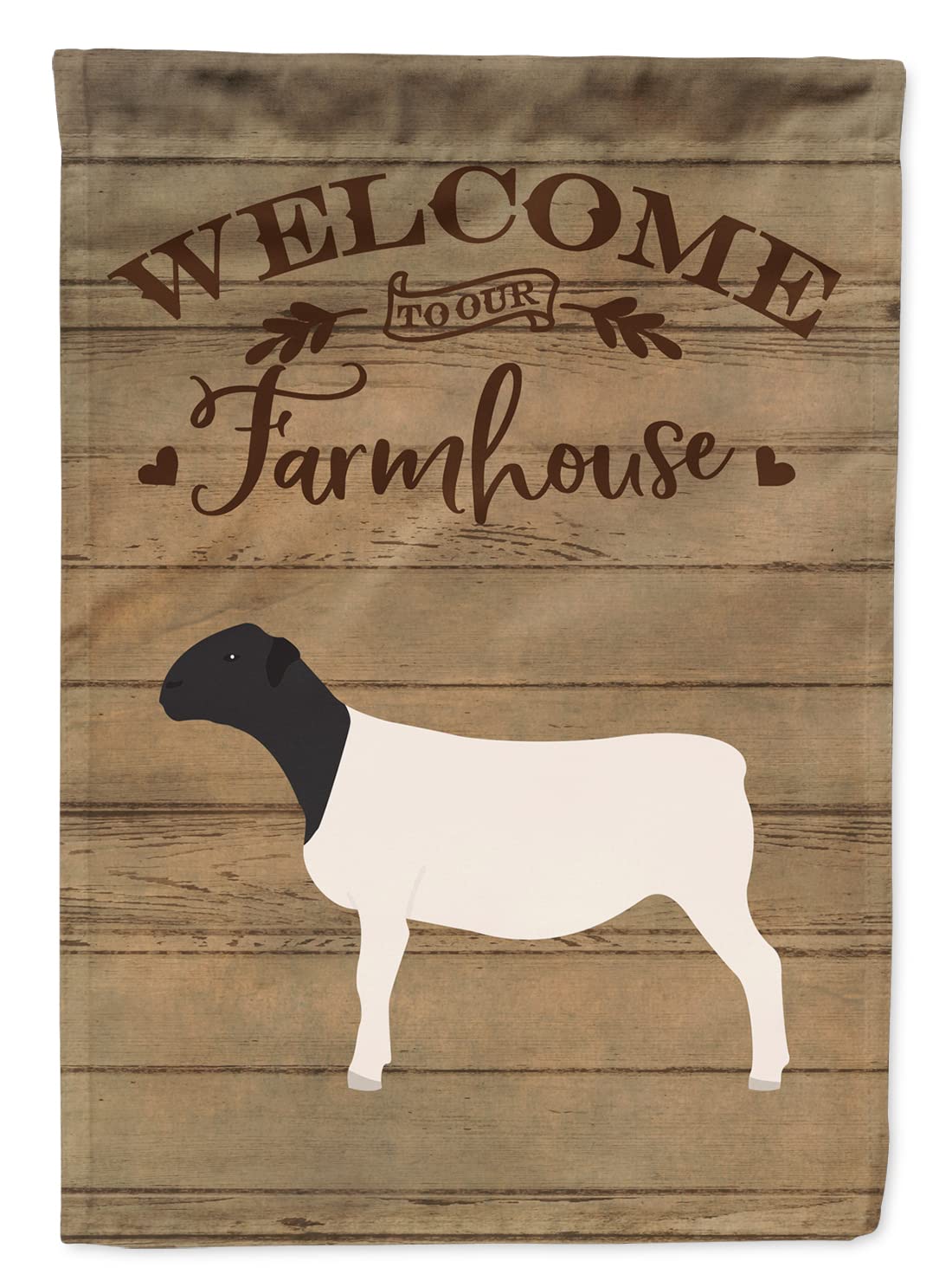 Dorper Sheep Welcome Flag Caroline's Treasures pavillon en toile de qualité supérieure