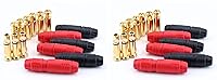 Vista 8 de SoloGood 6pairs Amass AS150 macho hembra anti chispa conector chapado en oro Banana Plug Set para batería ESC y carga plomo