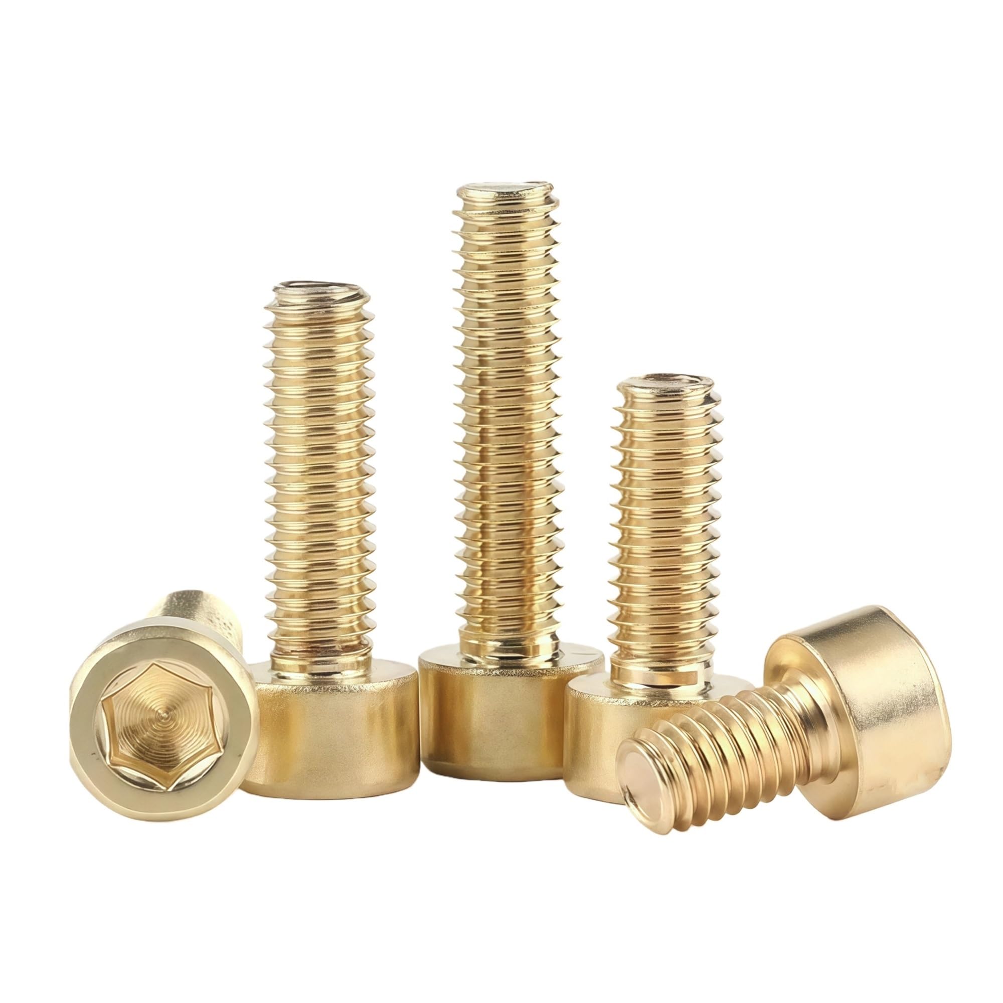 Sechskantschraube aus reinem Kupfer, M3 M4 M5 M6 M8 M10 M12(M12x30mm 2pcs)