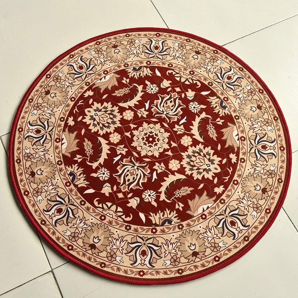 Tapis de couloir et balcon rond résistant pour un intérieur chaleureux