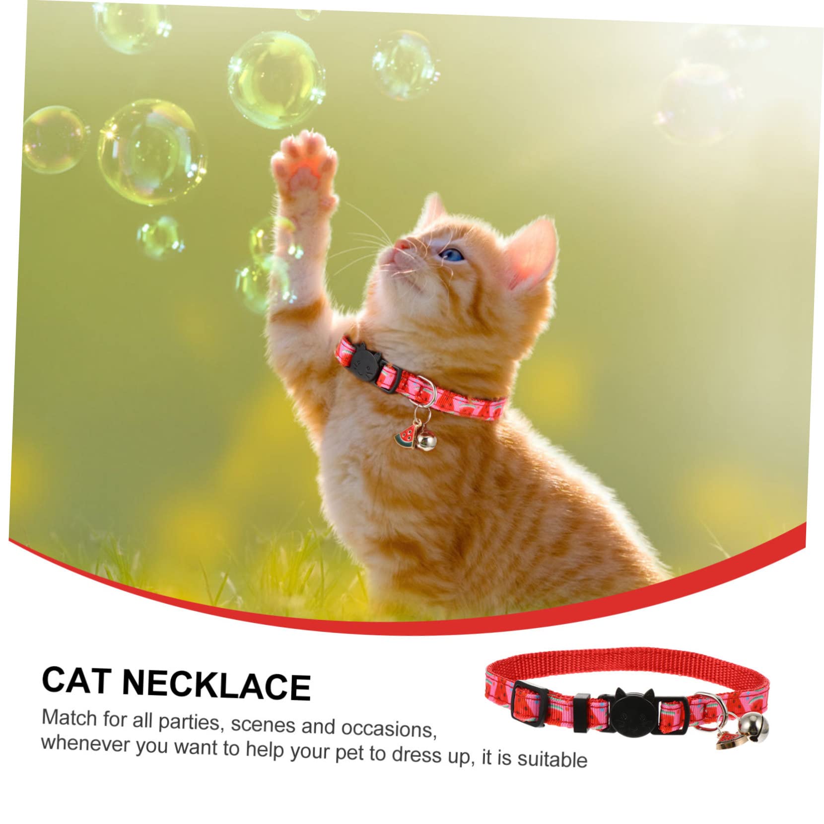 Happyyami 12stücke Teiliges Katzenhalsband Set Mit Einstellbaren Bunten Fruchtigen Designs Inklusive Glöckchen Für Katzen Und Kleine Hunde Perfektes Zubehör Für Jeden Tag Oder Besondere