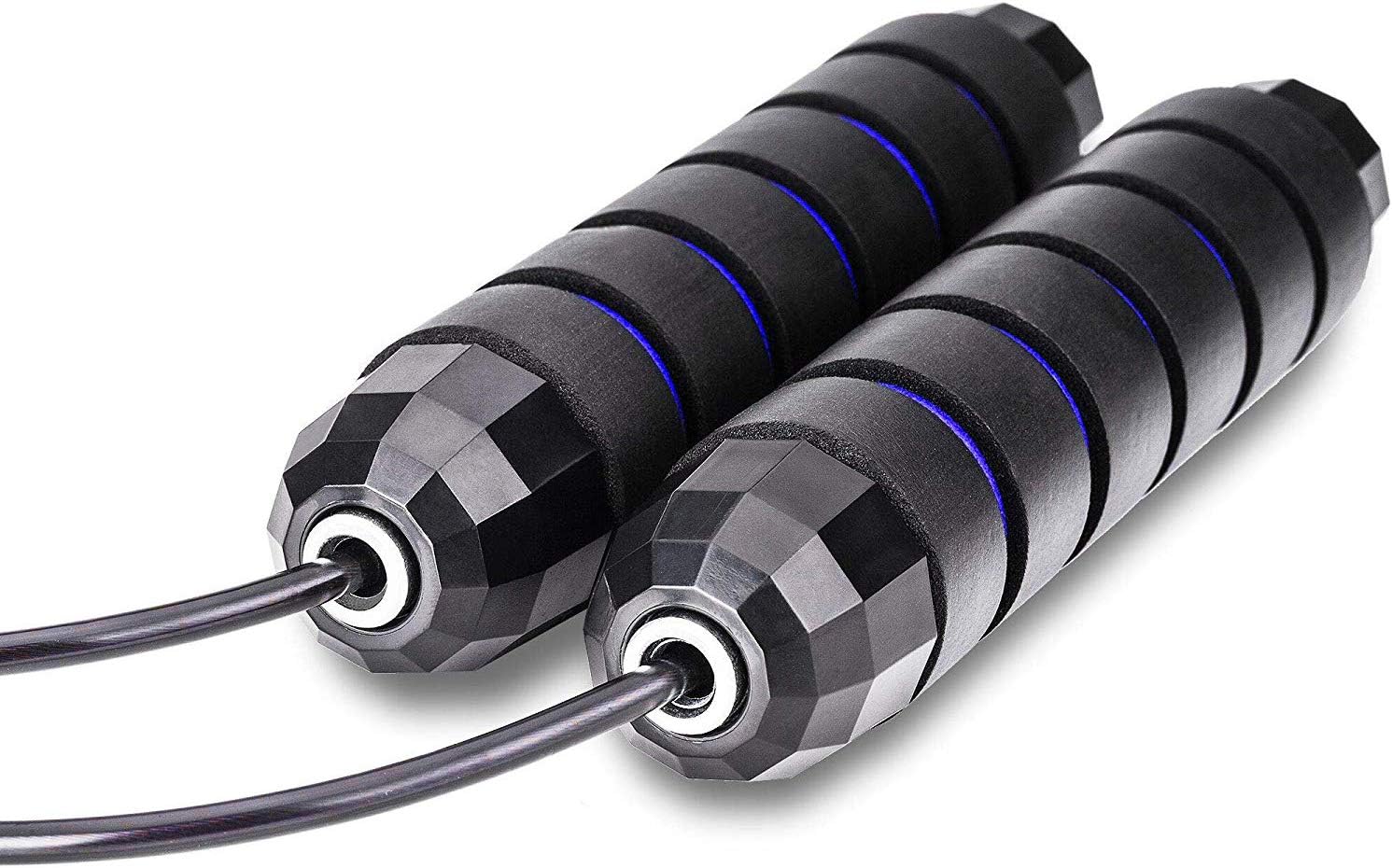 CATHYLIFE Skipping Rope Tangle-Free, for Adults Men Women Kids, Memory Foam Handles Ideal for Aerobic Exercise Like Speed Training and Endurance Training, Adjustable Jump Rope