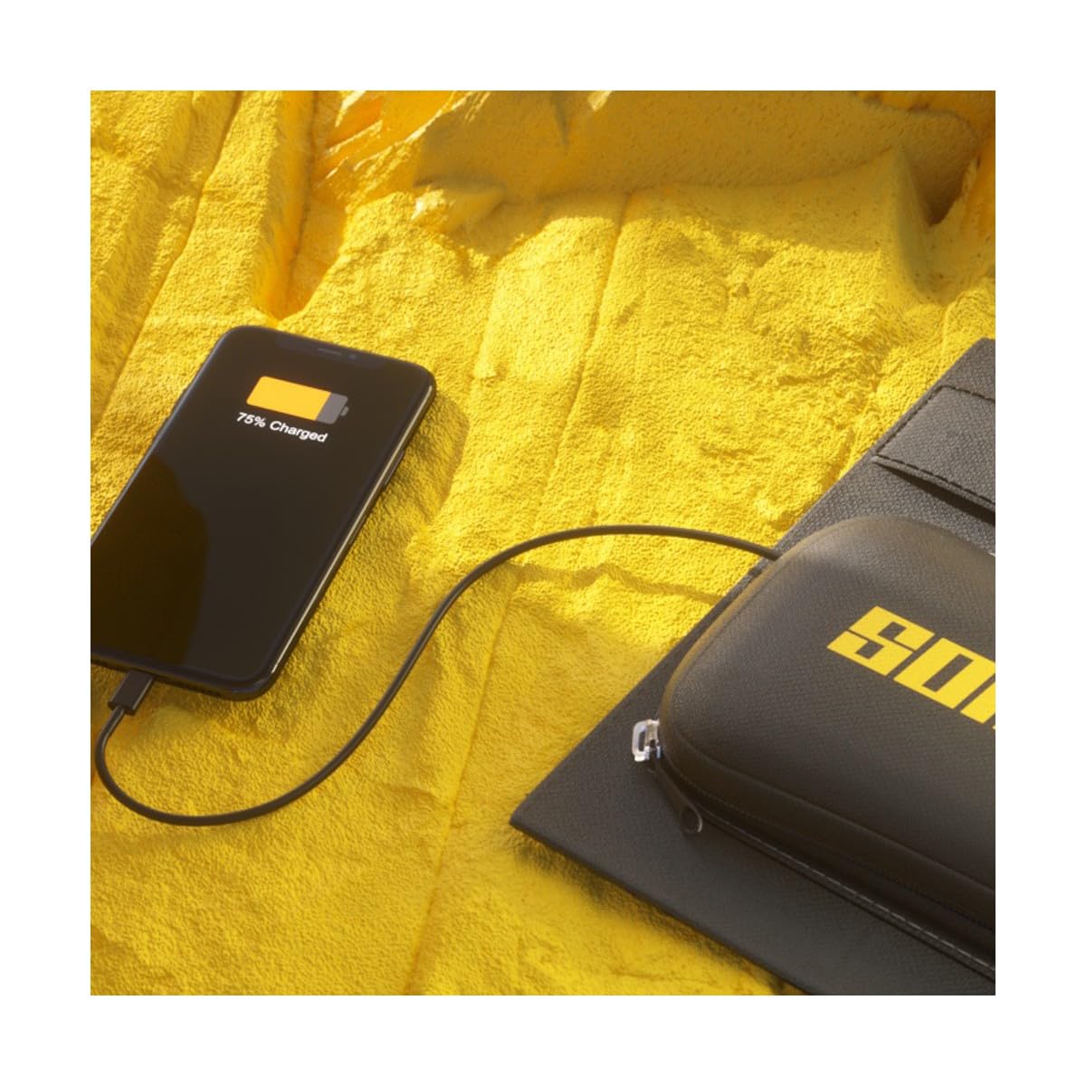 Xmoove - Panneau Solaire 12W avec Batterie Intégrée 10 000 mAh - TREK
