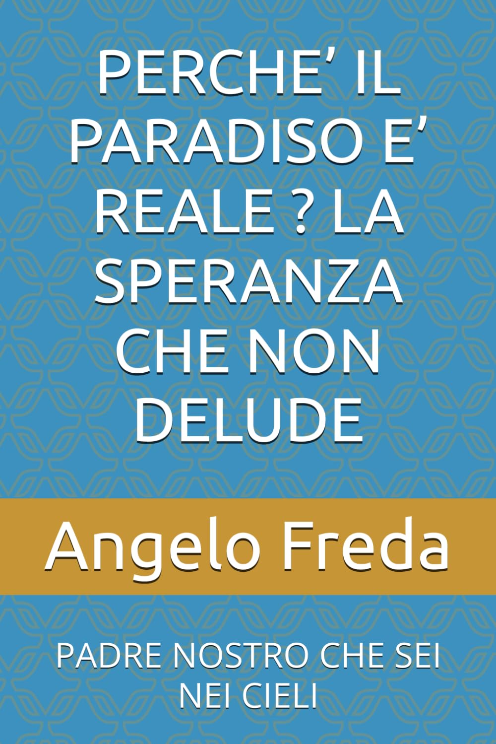 PERCHE’ IL PARADISO E’ REALE ? LA SPERANZA CHE NON DELUDE: PADRE NOSTRO CHE SEI NEI CIELI (IL LIBRO DEL PERCHE')