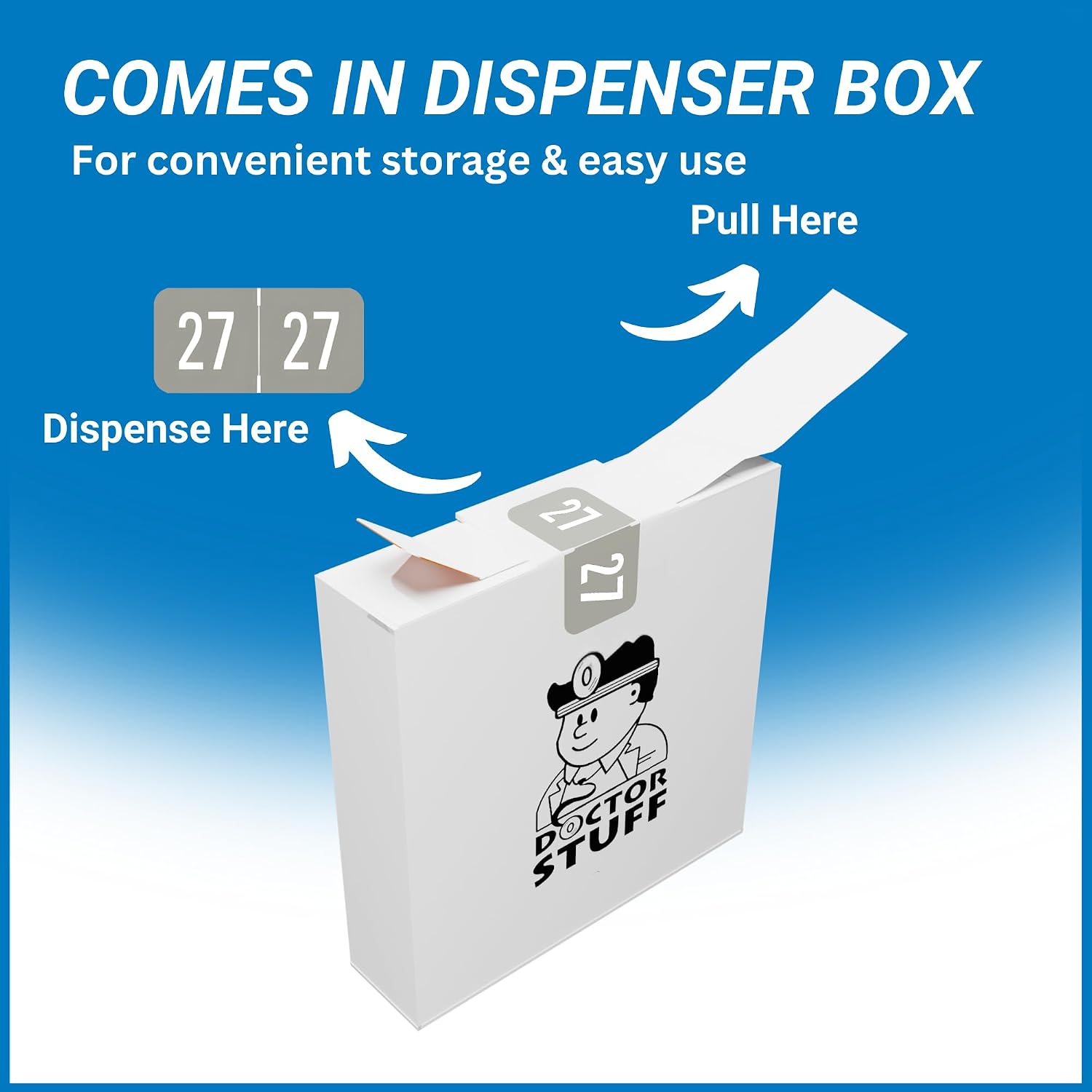 2027 Year Stickers, Doctor Stuff 2027 Chart Stickers, Gray Color Coded, GBS/VRE Style, USA Made Year Labels for End Tab File Folders, 500 Labels/Roll in a Dispenser Box, 3/4" x 1-1/2"