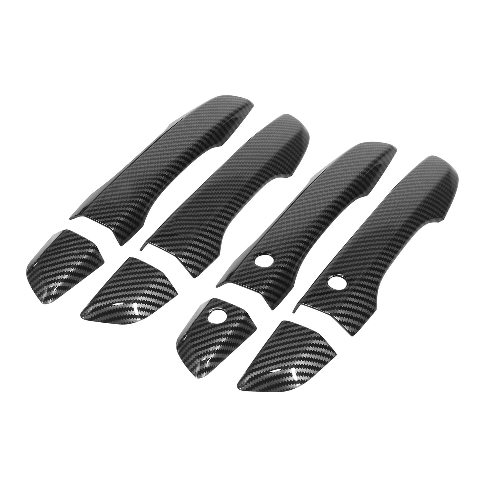 Drezzo Car Exterior Door Handle 8pcs Exterior Door Handle Trim Cover with Keyless Entry for Civic 10th Gen 2016-2021(2)