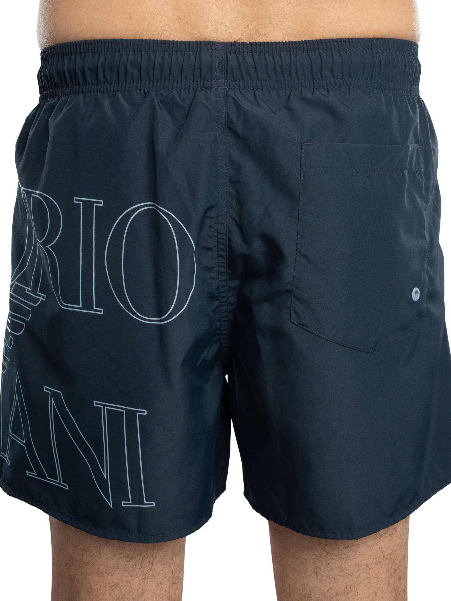 EMPORIO ARMANI Mid Boxer, Bañador para Hombre Hombre, Armani BLU,