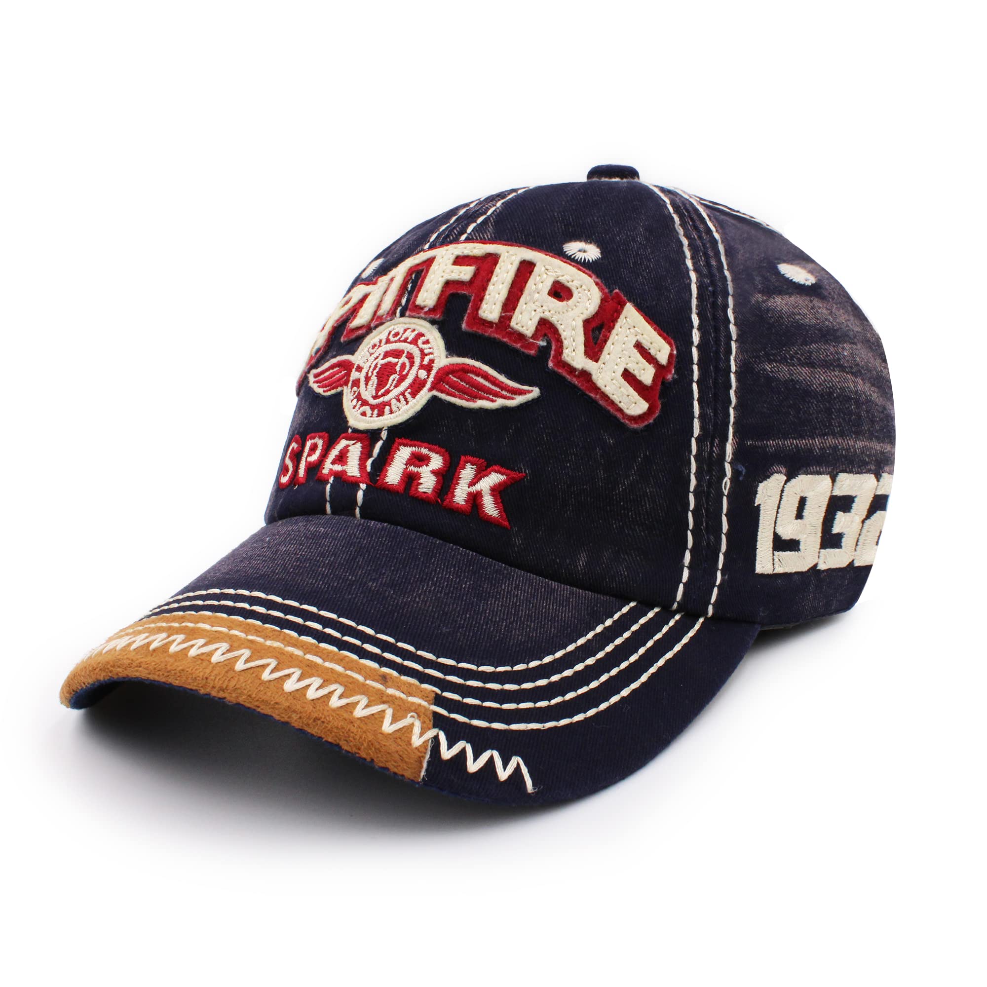 Sponsored Ad - Solid Baseball Casual Sports Adjustable Polyester Caps for Men/Women Unisex Hat