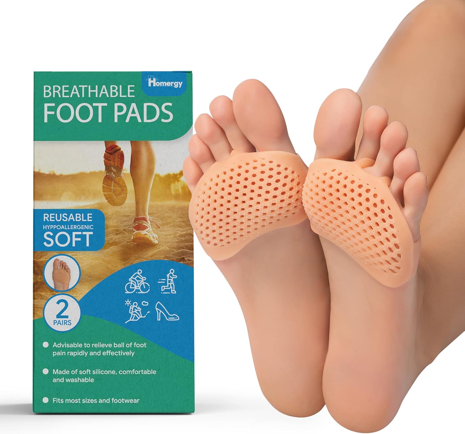 Homergy Metatarsal Pads for Women