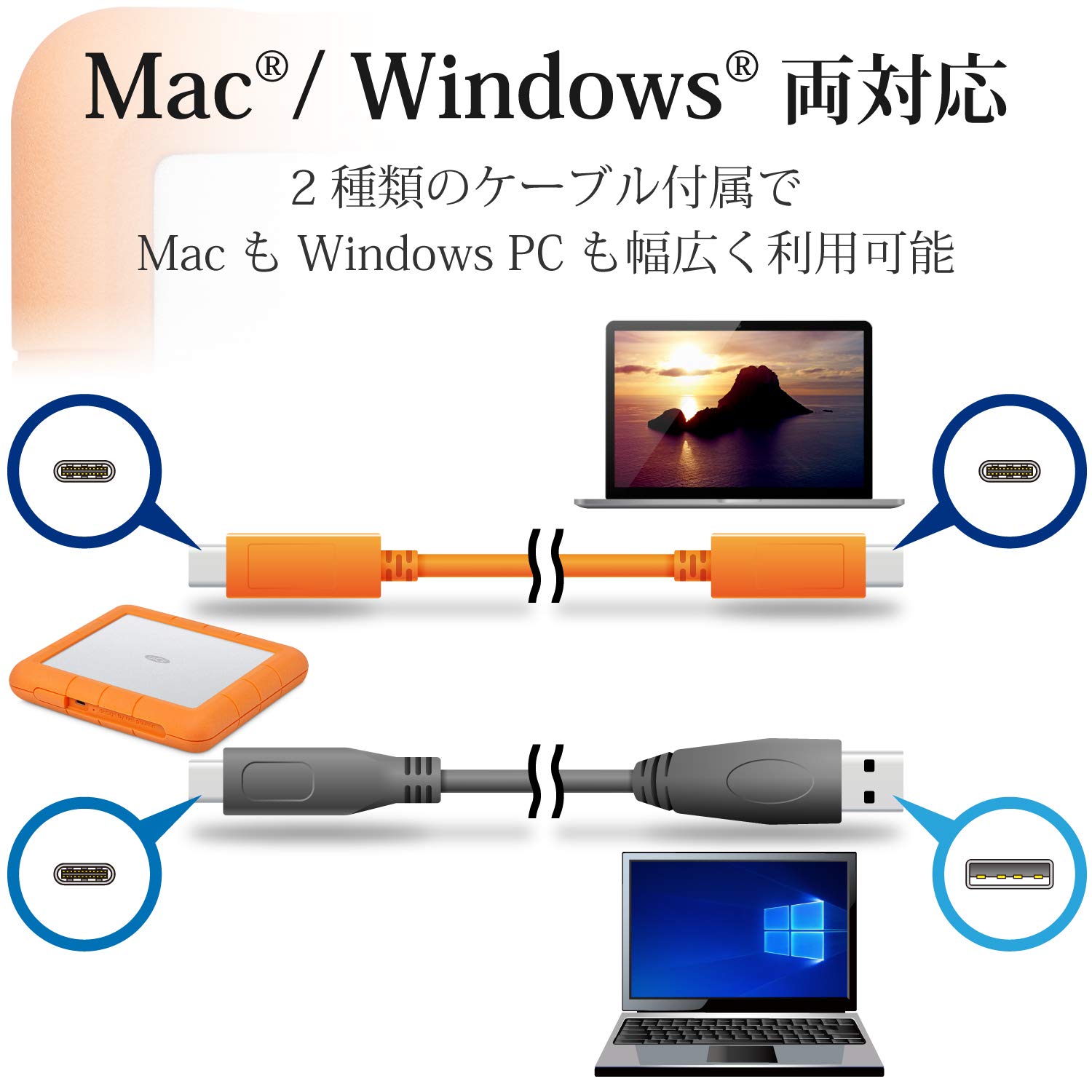 Amazon.com: LaCie STHT8000800 Portable Hard Drive, 8TB Rugged RAID