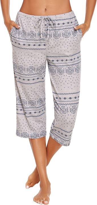 Capri Pajama Pants Pj Bottoms 