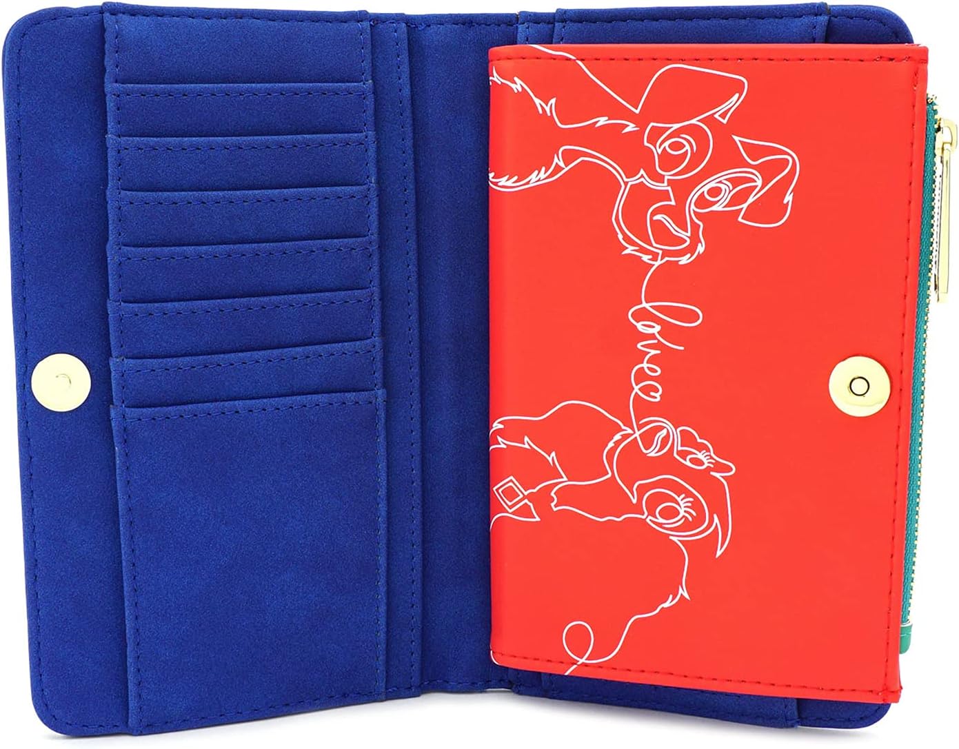 lady and the tramp loungefly wallet