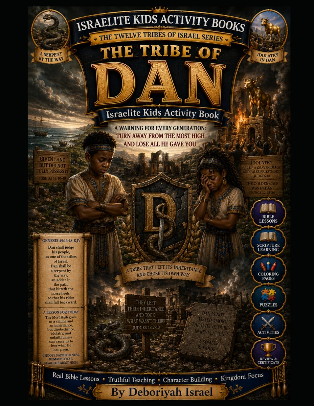 The Tribe of Dan Israelite Kids Activity Book (THE TWELVE TRIBES OF ISRAEL SERIES)