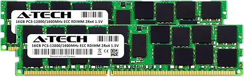 Miniatura 6 de A-Tech 64 GB (4 x 16 GB) RAM para Dell PowerEdge R320, R420, R420XR, R520, R620, R720, R720XD, R820, R920  DDR3 1600MHz ECC-RDIMM PC3-12800 2Rx4