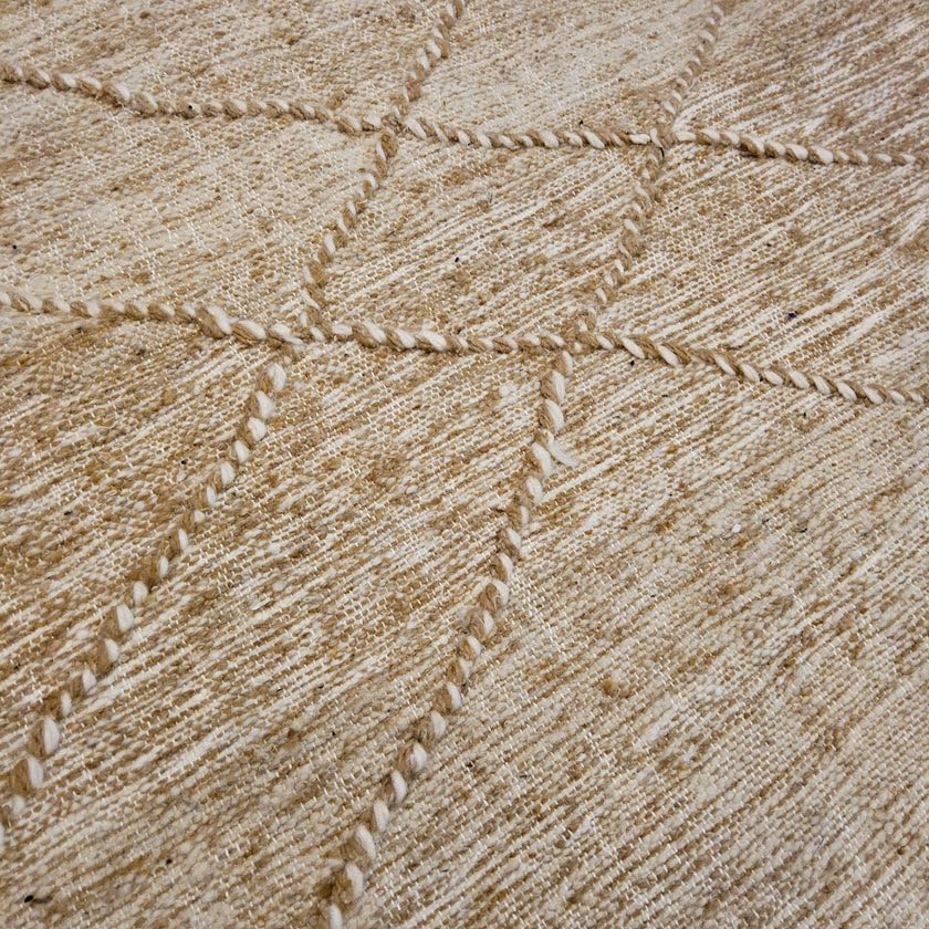 Générique Tifinagh Shop - Tapis Berbère Kilim Zanafi Authentique – 100% Laine - 157 x 99 cm – Pièce Unique Artisanale du Maroc