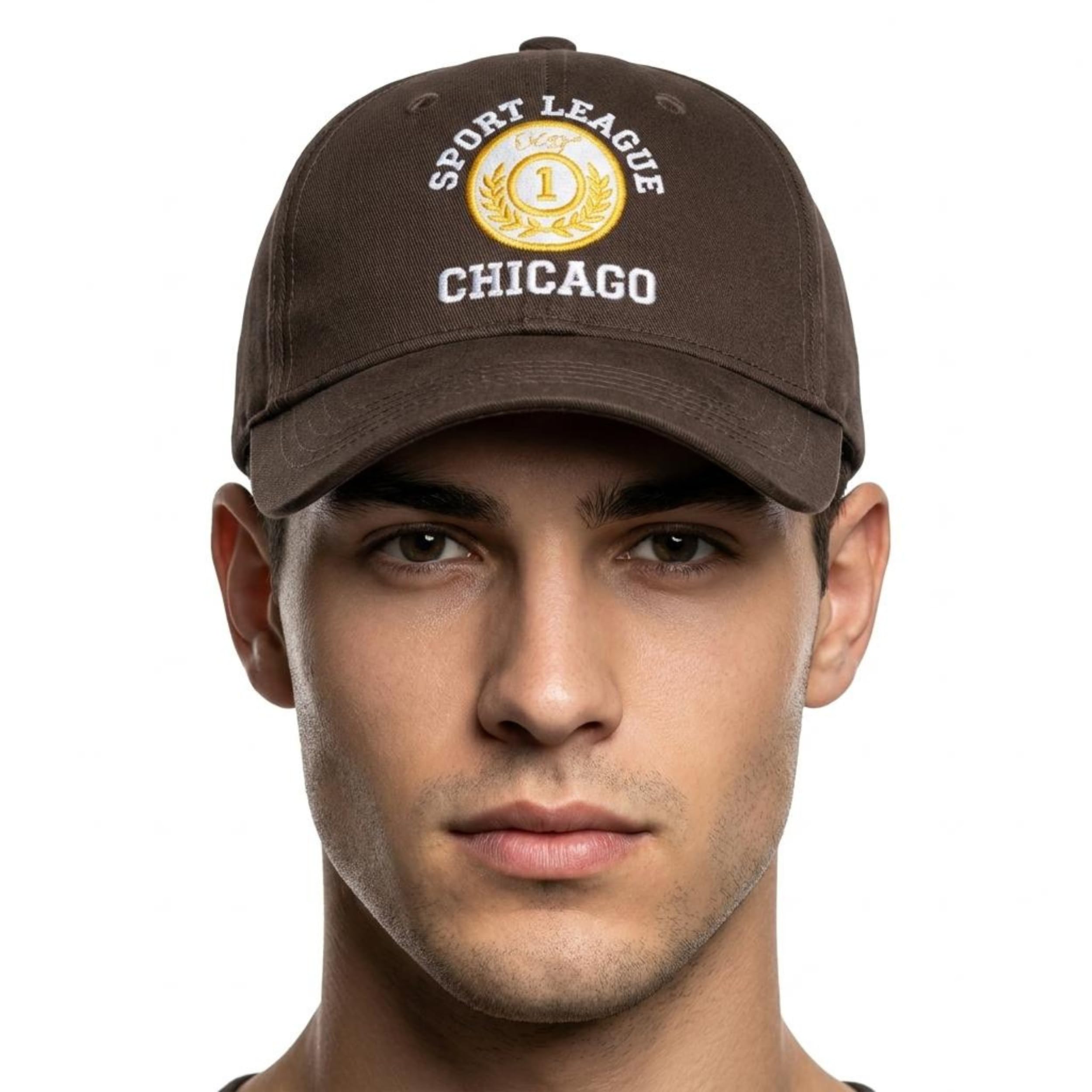 jamont Baseball Cap for Men and Women | Unisex Cotton Adjustable Sports Cap with Embroidered Sport League Chicago Logo | Breathable Sun Protection Outdoor Casual Cap-(PO-1)-picture-17