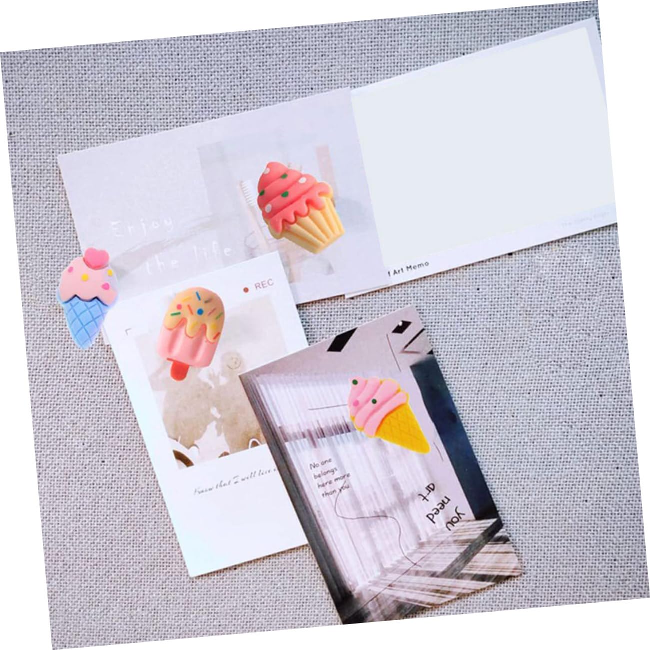 STOBOK 60stücke Eiscreme-förmige Pinnwandnadeln Wiederverwendbare Bunte Pushpins Für Kreative Dekoration Von Foto-wänden Karten Und Notizen Stabil Und Vielseitig Einsetzbar