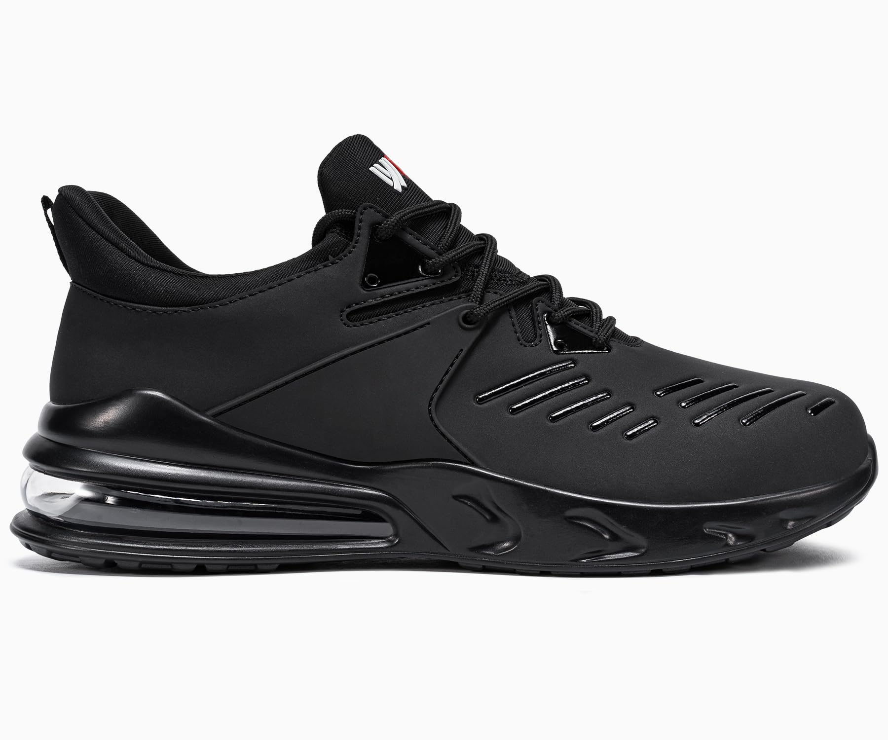 LARNMERN Wasserdichte Schuhe mit Stahlkappe für Damen, rutschfest, bequem, unzerstörbare Konstruktion, Lebensmittel-Service, Chef-Sneaker