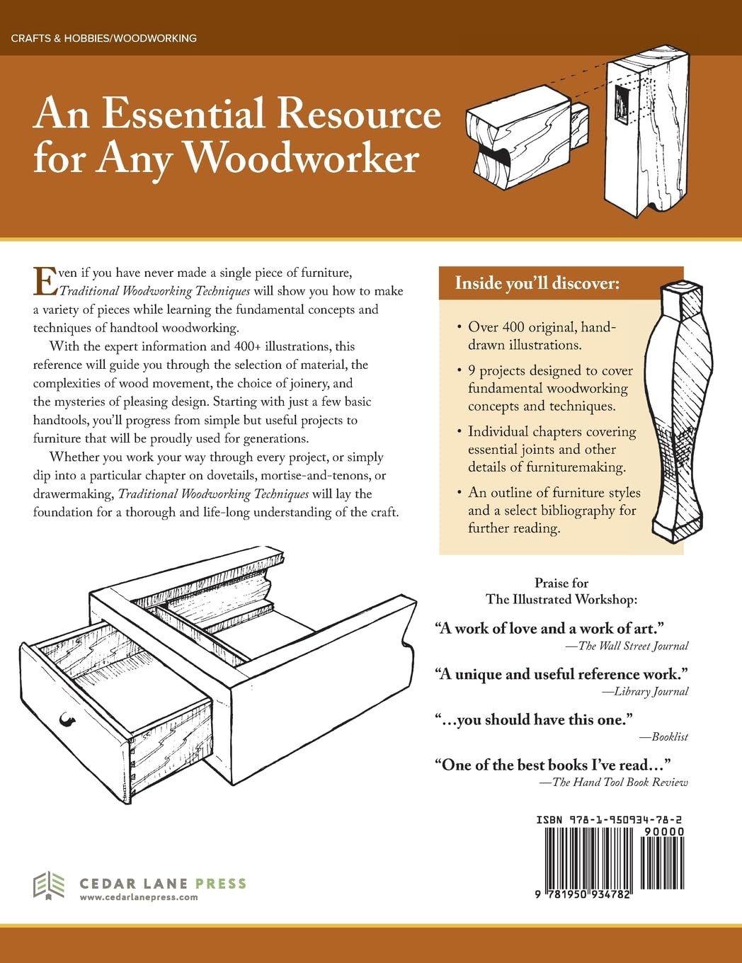 Traditional Woodworking Techniques: Fundamentals of Furnituremaking (The Illustrated Workshop, 3)