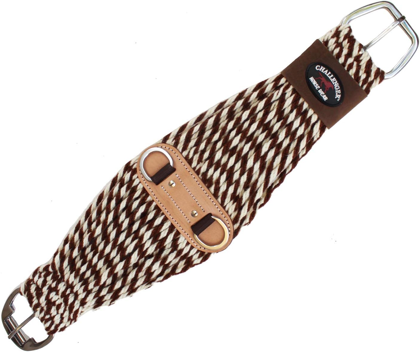 30 Horse Western 27 Strand Double Weave Two-Tone Mohair Roper Cinch 97RT05-30