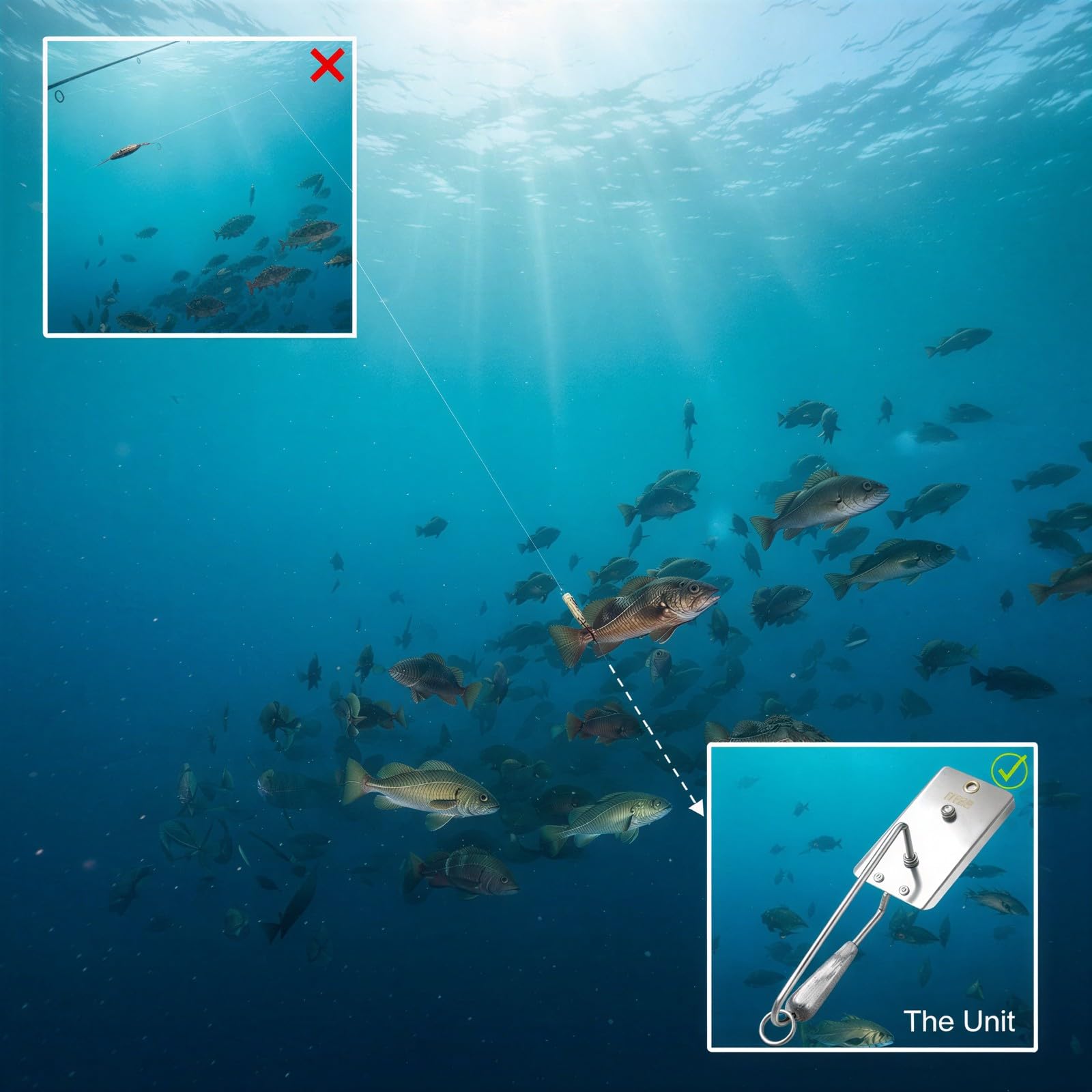 Generisch 2 szt. Trolling Diver Board ze stali nierdzewnej, 13,1 x 4,2 cm, 86,8 g, do słonej i słodkiej wody, planer do łowienia ryb głębinowych i łodzi, do zanurzania przynęt, atraktor przynęty