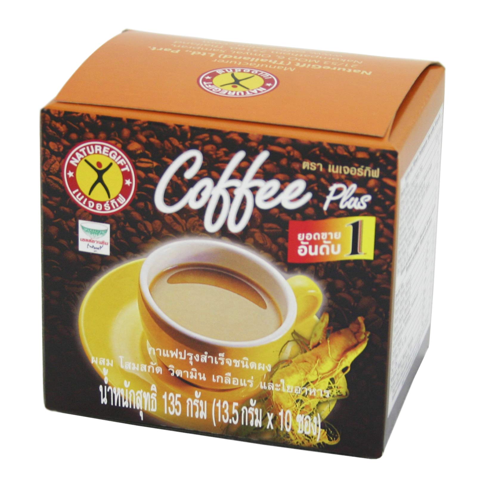 Naturegift Coffee Plus Instant Kaffee mit Ginsengextrakt 10x135g