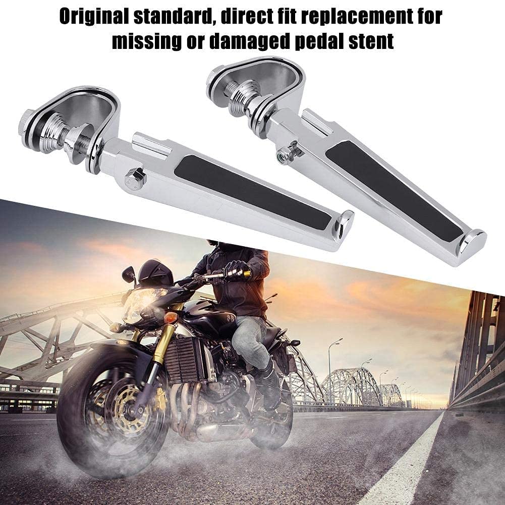EBTOOLS Zaciski do podnóżków motocyklowych, podnóżek z zaciskami ochronnymi silnika do motocykli od 1 "do 1-1/4"