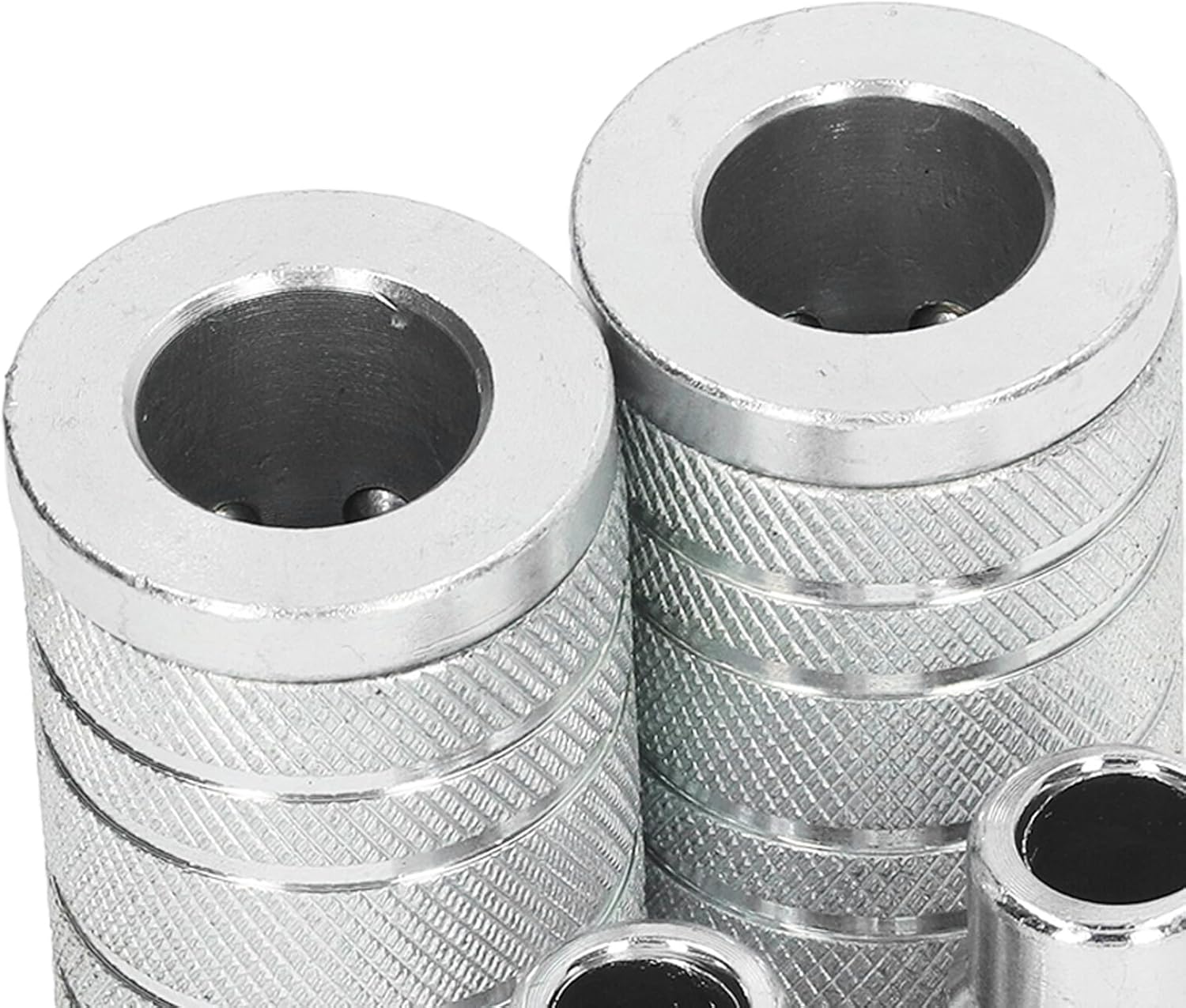 1/2Inch Air Hose Fittings Set, Industrial Type Coupler with 1/2 Inch NPT, 4PCS Air Hose Connector, Aluminum Alloy Air Compressor Accessories Quick Connect Fittings 300PSI