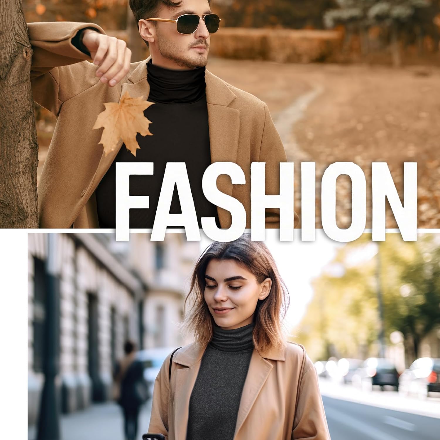 12pcs Fake Turtleneck Pleated Detachable Collar Set Dickey Half Top Mock Blouse Collar for Women Men Multicolor - Image 6