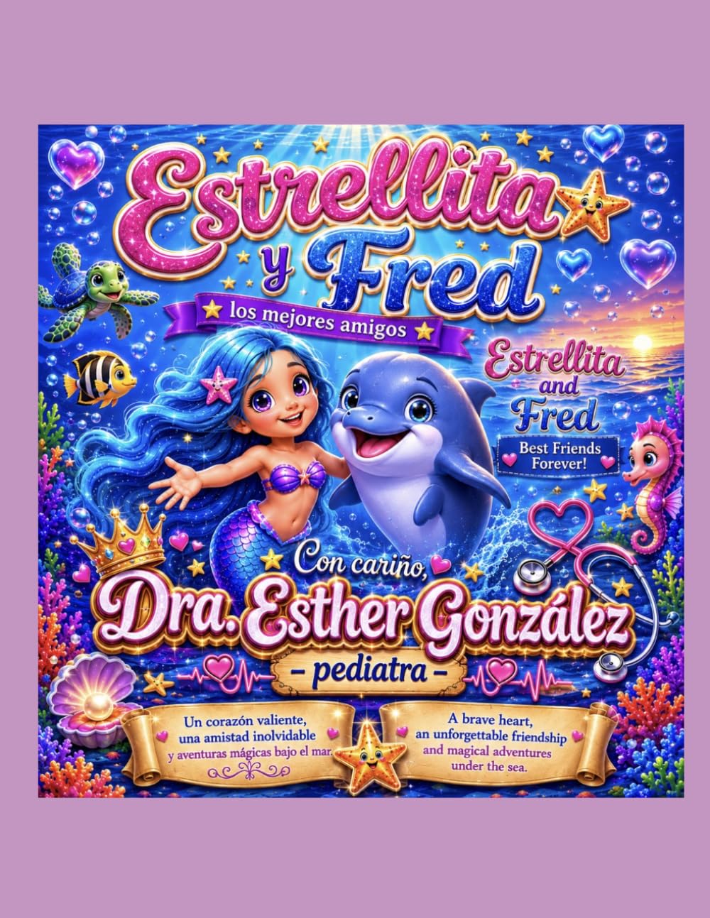 Estrellita y Fred los mejores amigos / Estrellita and Fred Best Friends forever: Un corazón valiente, una amistad inolvidable y aventuras mágicas bajo ... sea: 1 (Las Aventuras de Estrellita y Fred)