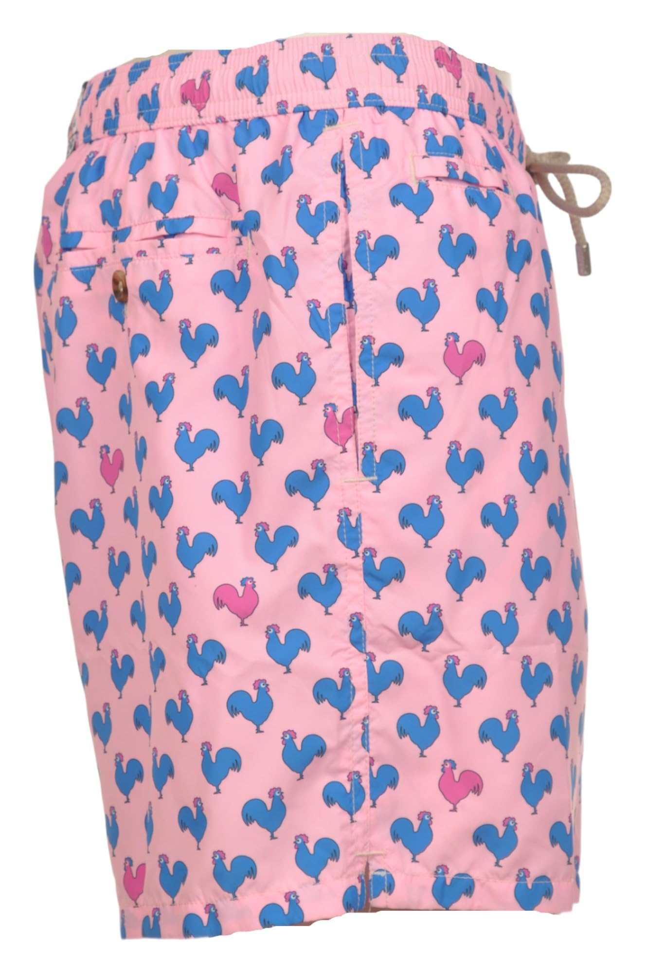 Saint Barth, Costume Boxer con Fantasia Gallo Bluette e Fuxia. LIGHTING-2117Rosa Taglia S