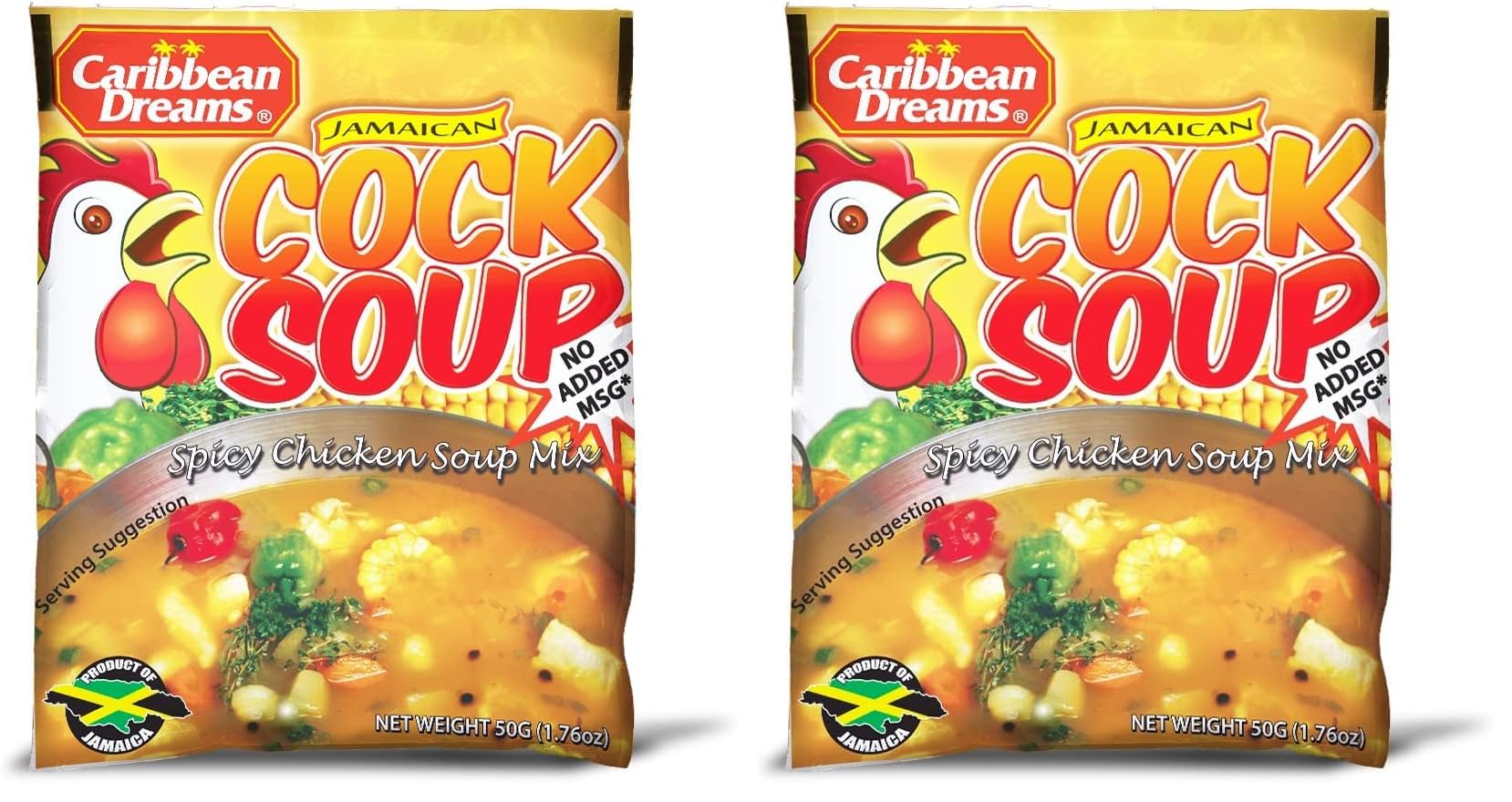 Caribbean Dreams Jamaican Cock Soup Mix, 50g (Pack of 20)