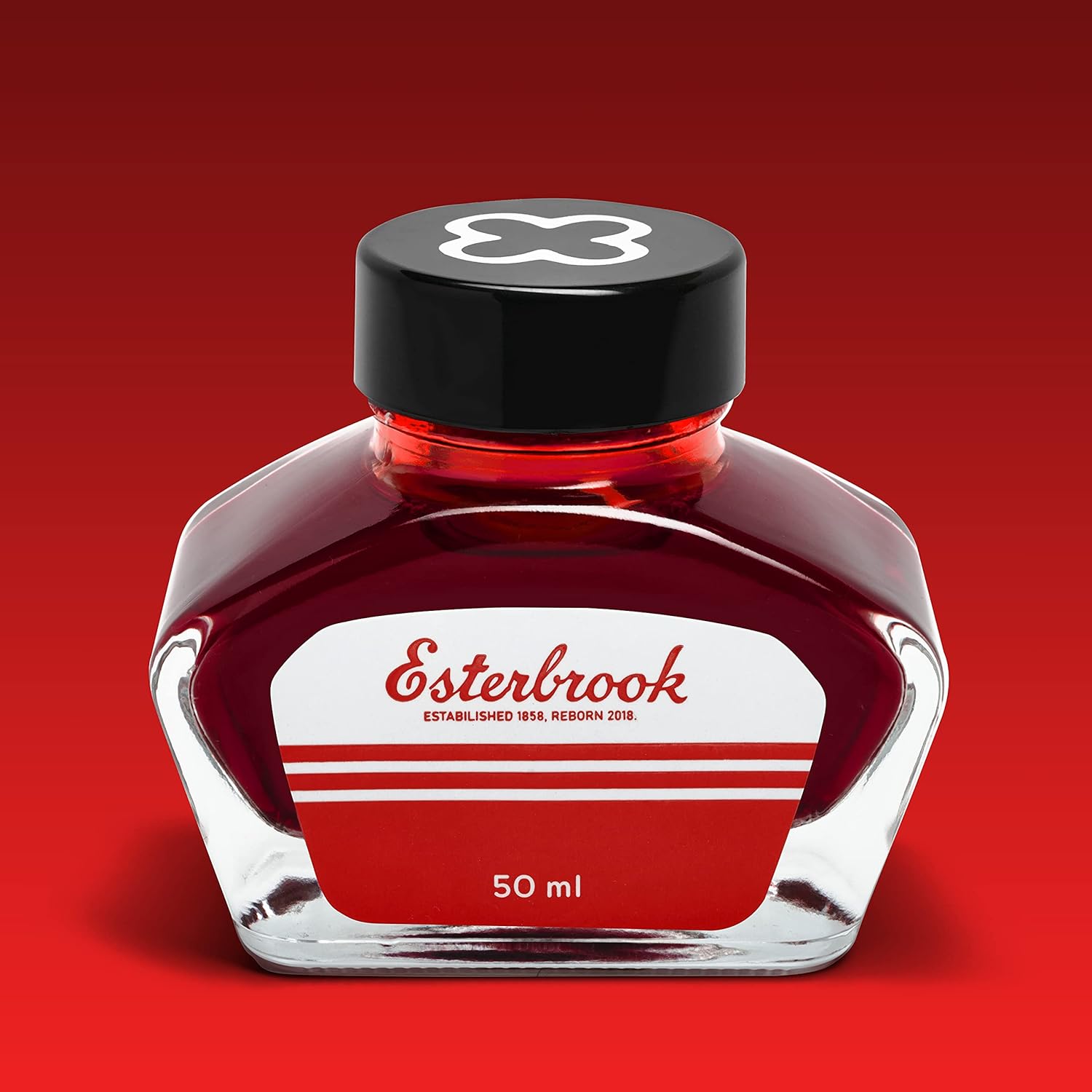 Esterbrook EINK-Scarlet Fountain Pen Ink in Glass Size 50 ml Scarlet