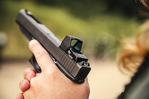 Miniatura 6 de Crimson Trace RAD - Vista de pistola abierta con apagado automático y lados texturizados para pistolas de tamaño completo, tiro defensivo y