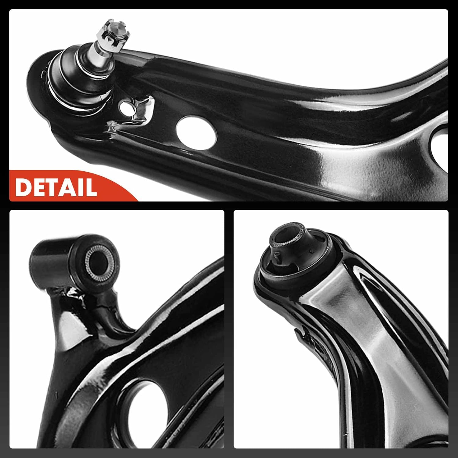 A-Premium 2 x Front Lower Control Arm, with Ball Joint & Bushing, Compatible with Toyota Prius C 2012-2019, Yaris 2006-2018, Scion xD 2008-2014