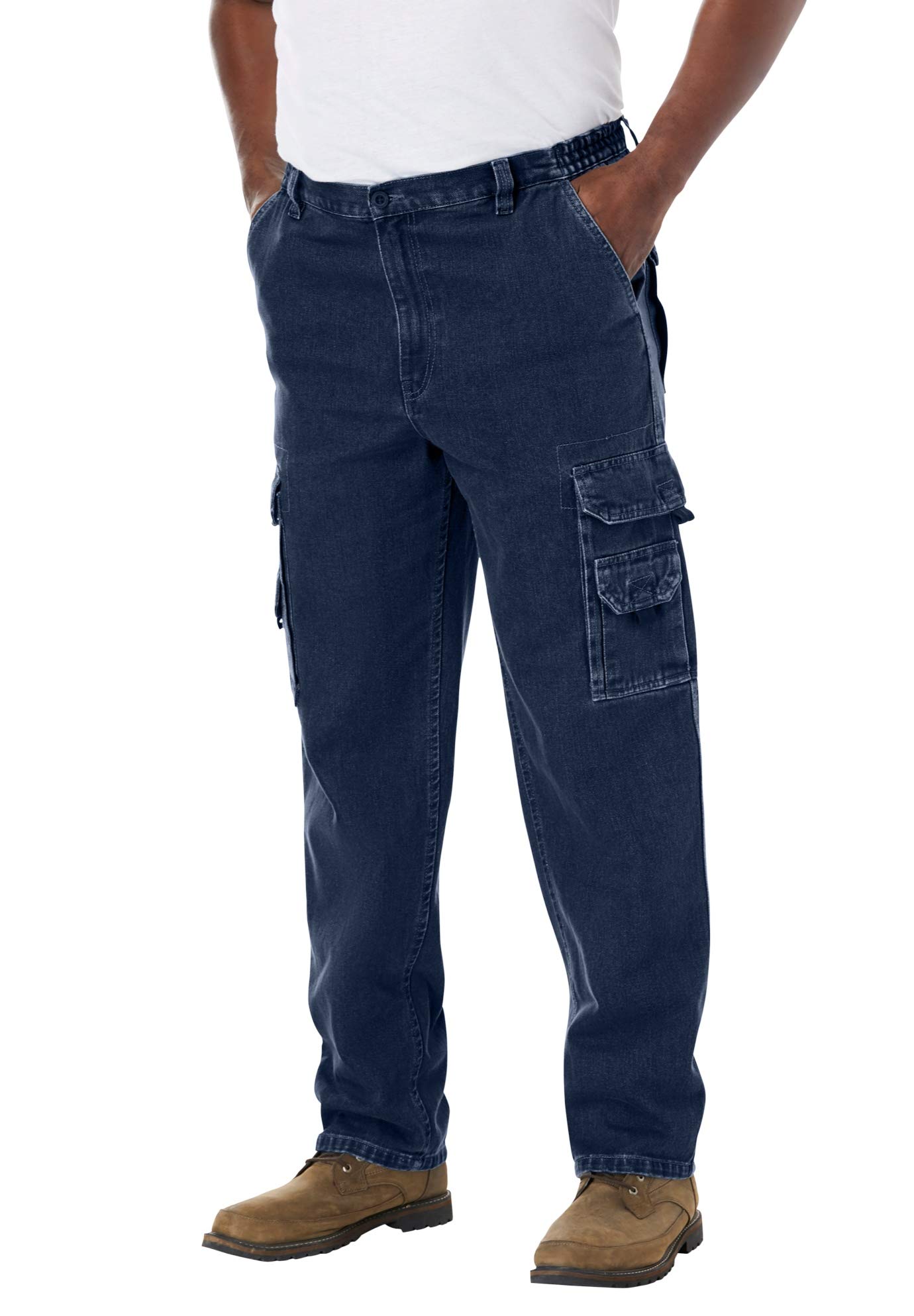 Boulder Creek by Kingsize Men's Big & Tall ™ Marine Cargo Pants