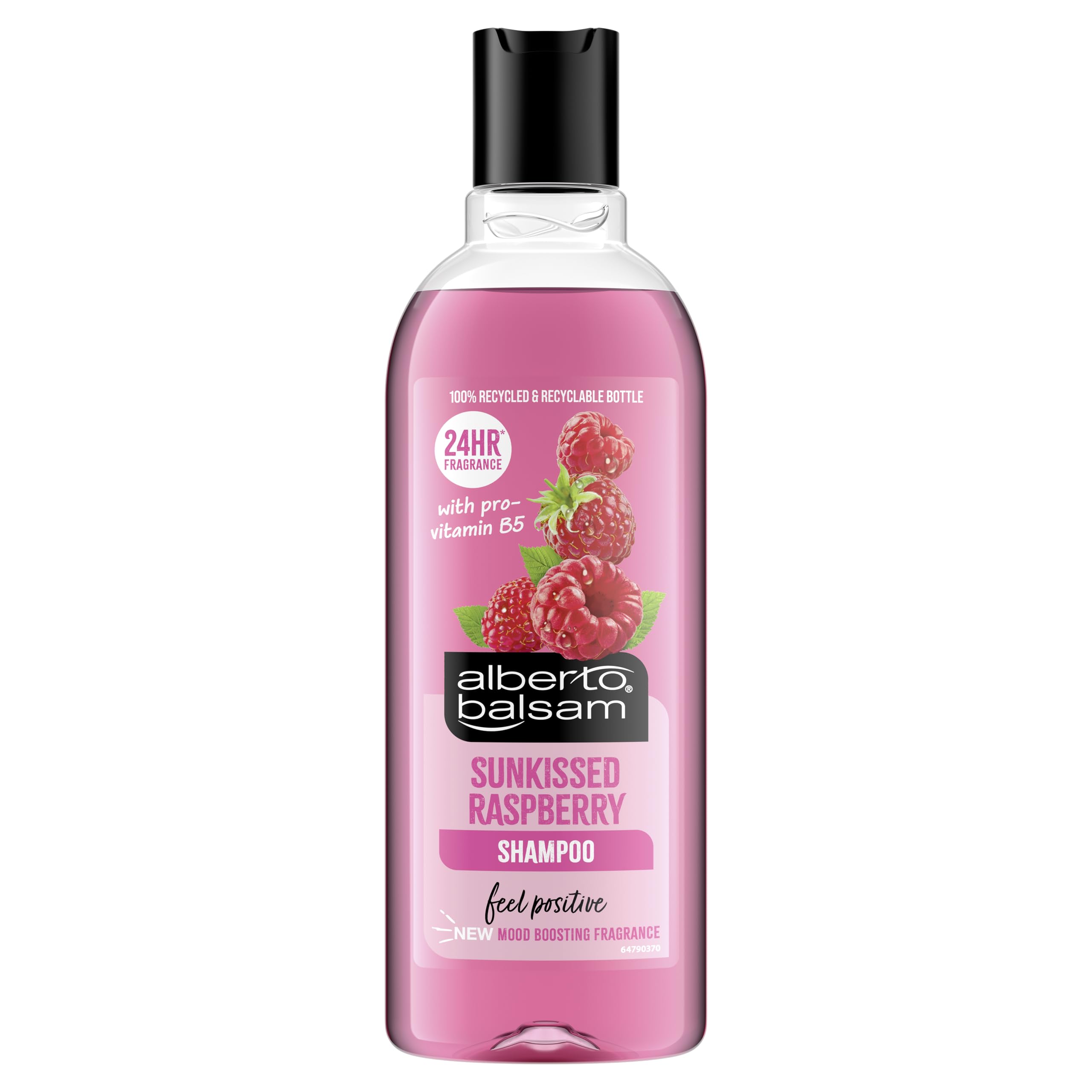 Alberto Balsam Sunkissed Raspberry Shampoo - 300ml - 24HR Fragrance - Pro-Vitamin B5 - All Hair Types